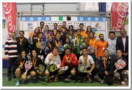 Finaliza el Campeonato de España Universitario de Pádel 2014