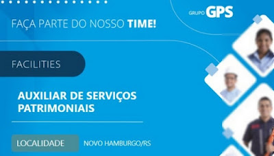 Vaga para Aux. Serviços Patrimoniais em Novo Hamburgo