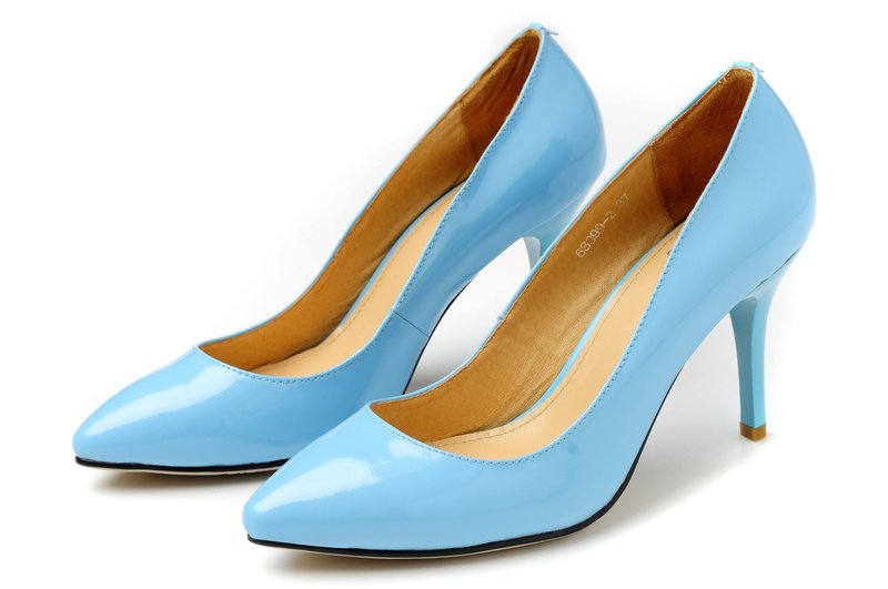 Light Blue High Heel Shoes