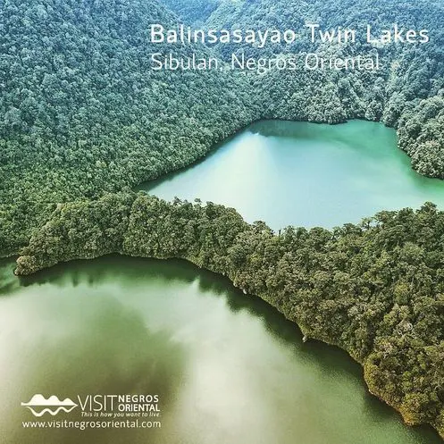 Balinsasayao Twin Lakes Natural Park near Dumaguete City