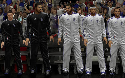 NBA 2K13 Sacramento Kings Real Warmup Uniforms Patch