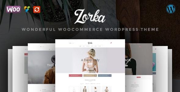 Free Download ZORKA Wonderful Fashion WordPress Theme