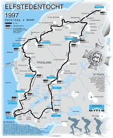 Route Elfstedentocht