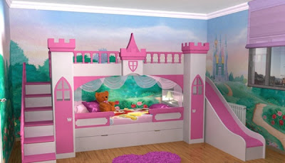 DORMITORIO PARA NIÑAS CAMA TOBOGÁN dormitorioparamujeres.blogspot.com