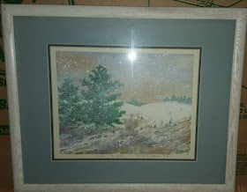 Vintage Scottish watercolor by F. Lennox Campello