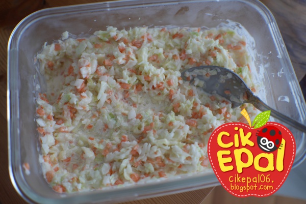 Cik Epal: Resepi Coleslaw ala KFC yang senang dan sedap 
