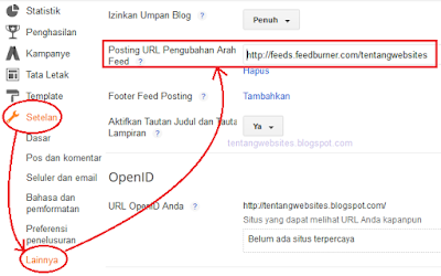  Baiklah para teman-teman blog tentangwebsites Cara menciptakan rss feed blogspot