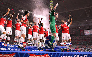 EPL & FA Cup Trophy Cinematic PES 2013 by Kimtore