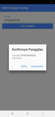 Membuat Aplikasi Call Number Menggunakan Ionic