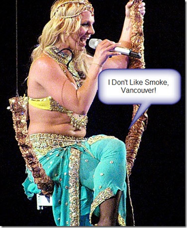 Britney Walk Out Vancouver