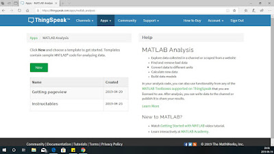 MATLAB Analysis screen