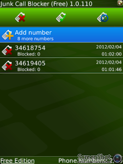 Junk Call Blocker v1.5.303 for BlackBerry