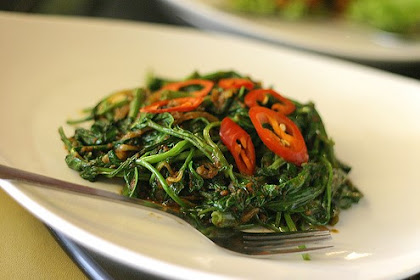 Resep Kangkung Belacan ala Restoran