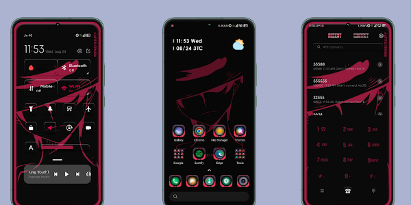 D Luppy v12.5 is Nice Theme For MiUi 12 And MiUi 12.5 with Dark Mode Supported And Minimal Look 