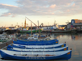 Barcas en el puerto de Cambrils