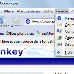 capture d'écran de SeaMonkey