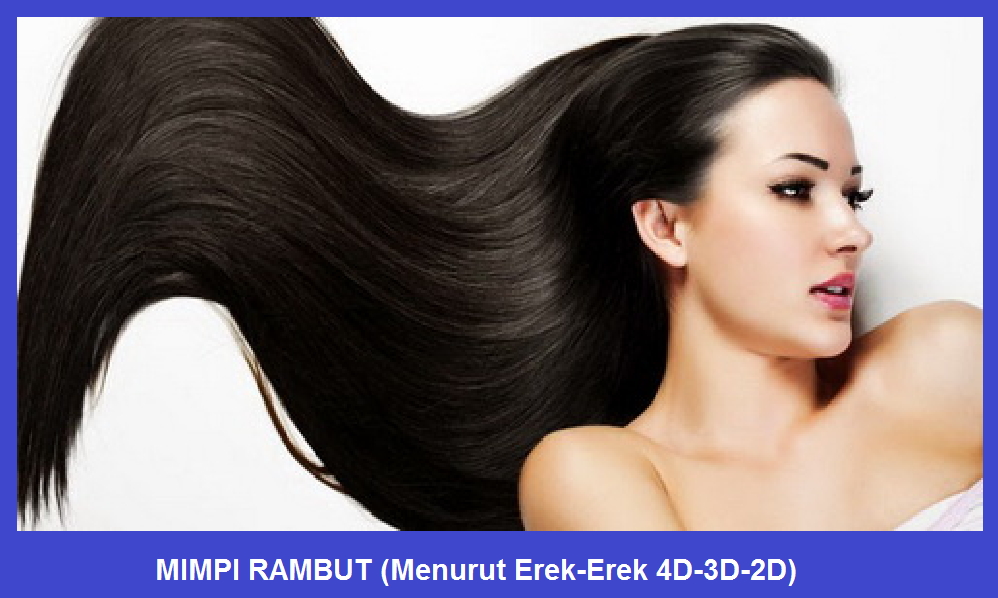  MIMPI  RAMBUT  Menurut  Erek  Erek  4D 3D 2D 