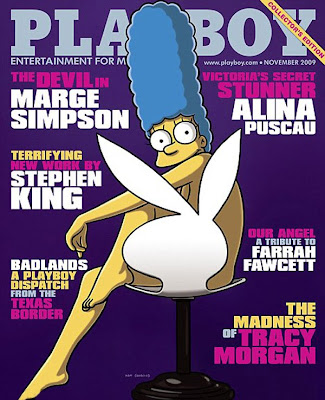Marge Simpson Playboy Cover @ sweetassugarman.blogspot.com