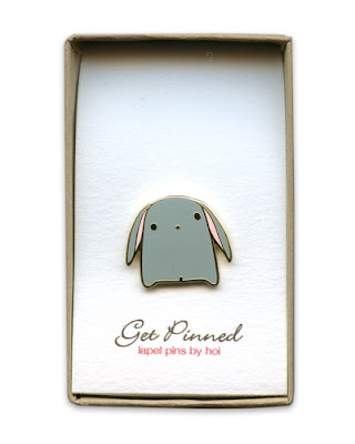 hong kong fashion geek rabbit pin brooch lapel
