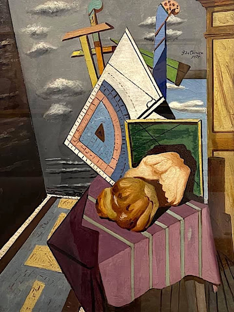 Giorgio de Chirico (1888-1978) Les Brioches. Huile sur toile, 1925-1926. Museo del Novecento, Milano