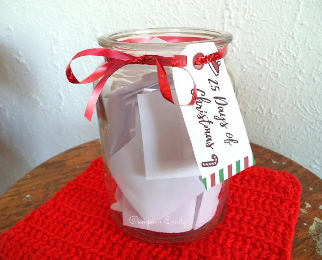Advent Calendar Jar
