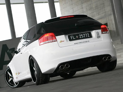 white audi tuning