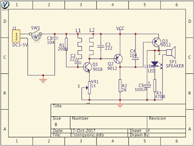 Esquema detector de metais