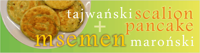 Tajwański scalion pancake plus marokański msemen równa się pyszny naleśnik