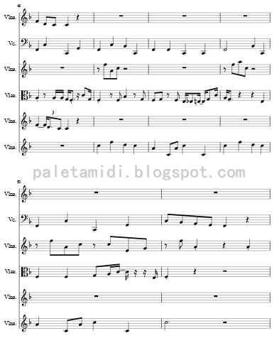 Partitura  Festival de Aha - Cancion popular japonesa 6