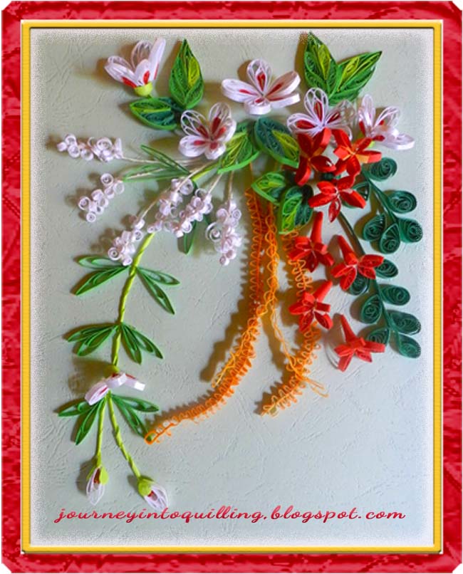 types of paper quilling flowers