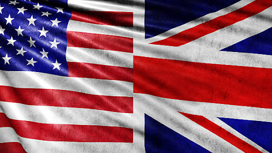 banderas de USA y UK