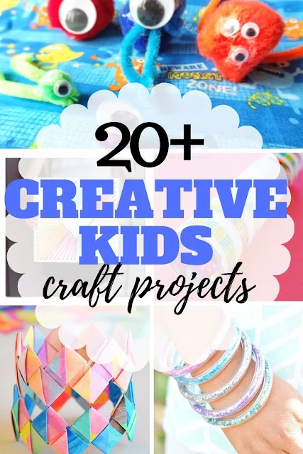 Great list of easy summer crafts for kids for ages 7 to 18.  Perfect for teens, tweens and in betweens.