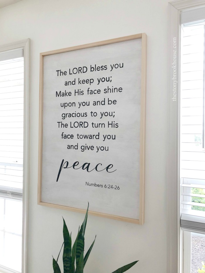 DIY Blessing Sign