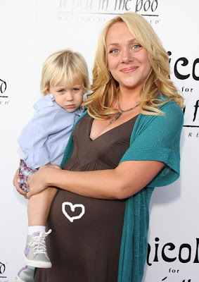 Nicole Sullivan with her baby