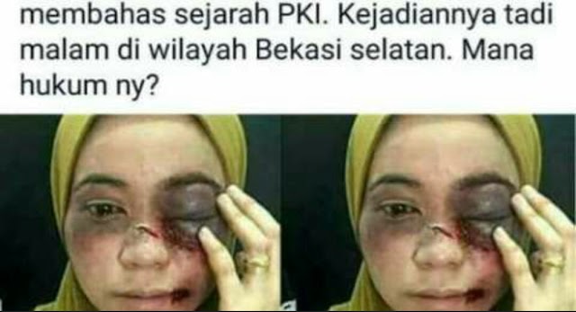 Viral Ustazah di Bekasi Dikeroyok karena Ceramah soal PKI?