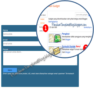 Cara Memasang Formulir Kontak di Halaman Blog