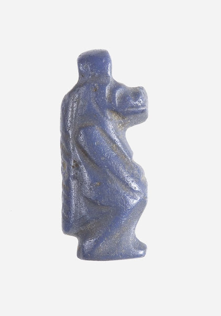 Blue glass Amulet