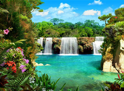 wallpaper waterfall. Waterfall Wallpaper