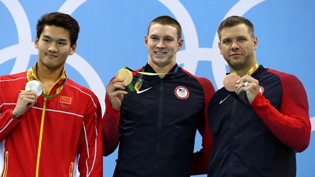 Gold: Ryan Murphy (United States) OR  Silver : Xu Jiayu (China)  Bronze : David Plummer (United States)