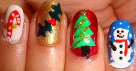 Christmas nails art