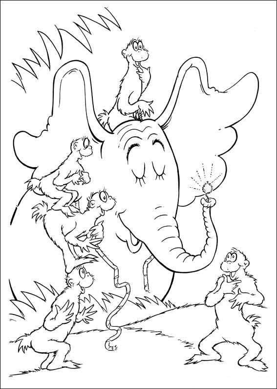 54+ Popular Inspiration Dr Seuss Coloring Page