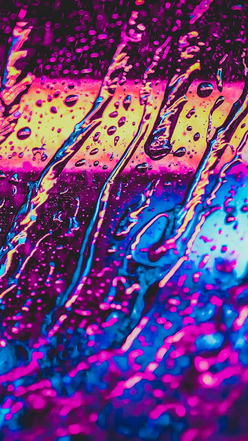 Multicolored, Drops, Surface