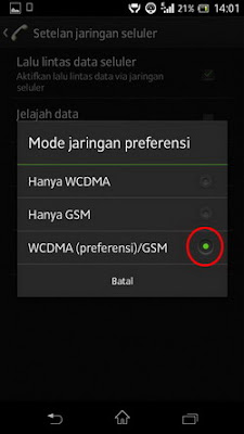 Cara Mengubah Sinyal Edge Menjadi 3G HSDPA di Android