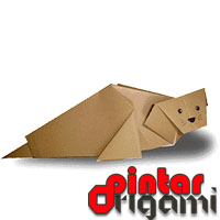  Origami  Anjing Laut  Cara Membuat Origami  Bunga 