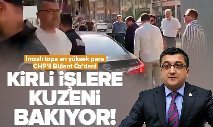 CHP'li Çan Belediye Başkanı Bülent Öz'ünKirli işlerine kuzeni bakıyordu. 