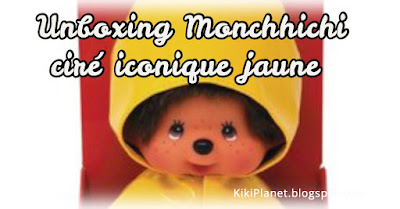 monchhichi ciré iconique jaune kiki