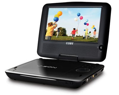 Portable DVD dan MP3 Player Coby TFDVD1029 10.2-inch
