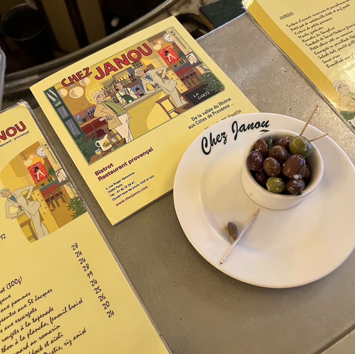 Fran Acciardo - Chez Janou, Paris, France