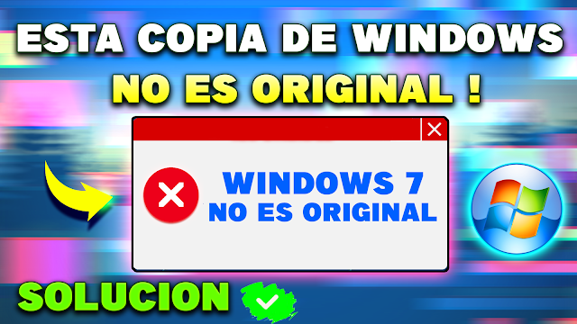 esta copia de windows no es original