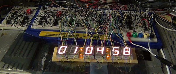 An Overly-Complicated Logic Chip Clock